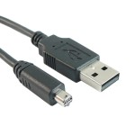Przyłącze USB 2.0 wtyk A na wtyk miniUSB 8 pinowy (do aparatów Nikon/Canon) 1.8m