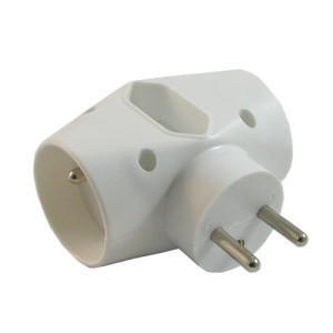 Rozgałęźnik elektryczny 1x2.5A+2 x 16A z uziemieniem PL