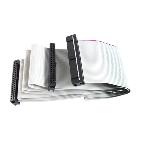 Kabel ATA33 2HDD płaski 90cm