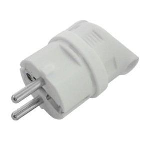 Wtyczka kątowa 250V/16A z zawieszką SCHUKO-P0039