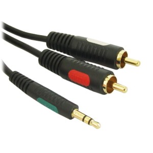 Przyłącze wtyk Jack 3.5mm stereo na 2 wtyki RCA (cinch) Prolink Classic 3m