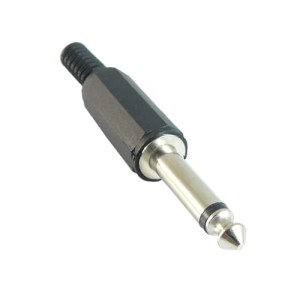 Wtyk Jack 6.3mm mono na kabel