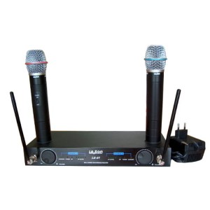 Mikrofonowy zestaw bezprzewodowy 2 mikrofony do ręki LS-87