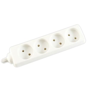 Przedłużacz - 4 gniazda bez uziemienia 5m