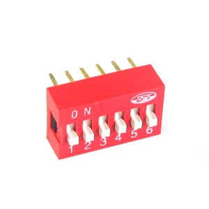 Przełącznik DIP 6 pin