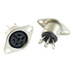 Gniazdo DIN 6-pinowe do obudowy