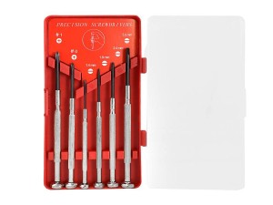 Zestaw wkrętaków zegarmistrzowskich - 6sztuk