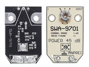 Wzmacniacz antenowy  SWA9701 40-45db do anten TV siatkowych