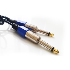 Przyłącze wtyk Jack 6.3mm mono na wtyk Jack 6.3mm mono HiFi 1.5m