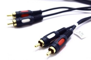 Przyłącze 2*wtyk RCA / 2*wtyk RCA RK230 łezka 3.0m