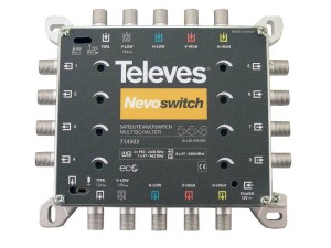 Multiswitch końcowy / kaskadowy Televes Nevoswitch 5x5x8