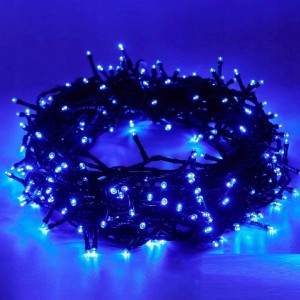 Lampki choinkowe 500 LED z programatorem - niebieskie