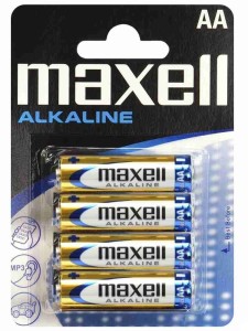 Baterie alkaliczne AA 1.5 LR6 MAXELL 4szt 