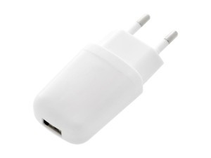 Ładowarka sieciowa gniazdo USB 2,1A - Biała