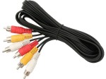 Przyłącze 3 wtyki RCA na 3 wtyki RCA -A/V BEGLI 1.5m