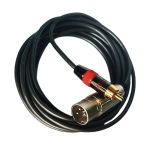 Kabel XLR męski na wtyk RCA  3m