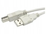 abel USB 2.0 A-B do drukarki, skanera, urządzeń wielofunkcyjnych szary