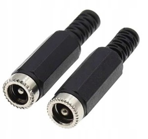 Gniazdo zasilające DC 2.5mm/5.5mm na kabel małe