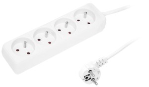 Przedłużacz - 4 gniazda 5m z uziemieniem 