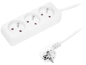 Przedłużacz - 3 gniazda 3m