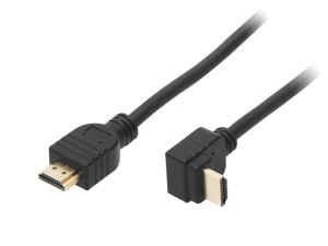 Przyłącze wtyk HDMI prosty na wtyk HDMI kątowy 3m
