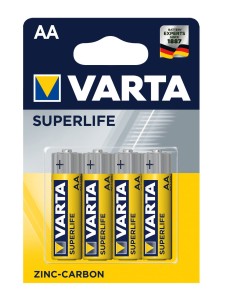 Varta Superlife, Bateria Cynkowo-Węglowa AA (R6, LR06)