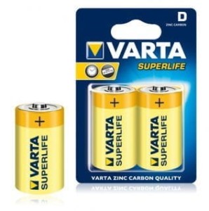 Bateria R20 1.5V SUPERLIFE VARTA