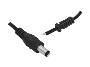 Wtyk DC 2.5x5.5 mm z kablem 1.8 m przewód zasilający 12V do 5A