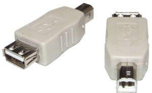 Przejście  Adapter USB typ B wtyk  USB typ A gniazdo
