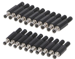 Wtyk zasilający DC 3.5mm/6.3mm długość 9.5mm