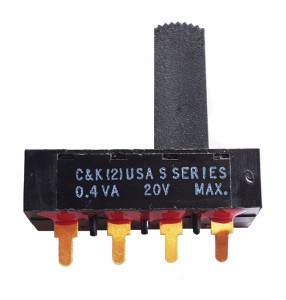 Przełącznik suwakowy 4 pin 3 pozycyjny