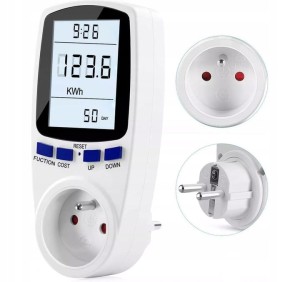 Watomierz Cyfrowy W3 Miernik Zużycia Energii Licznik Prądu Gniazdo 230V