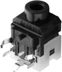 Gniazdo Jack 3.5mm stereo montażowe