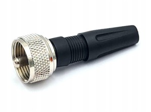 Wtyk UHF na kabel prosty plastikowy