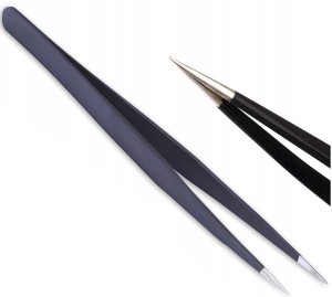 Pęseta antystatyczna 136mm HY-TW3P, prosta