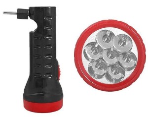 Latarka Akumulatorowa LED Ładowana 230V Wtyczka 4 LED + 2 SMD