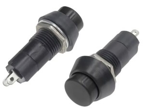 Przełącznik okrągły ON czarny