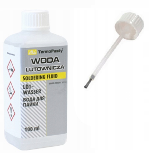 Woda lutownicza w płynie 100 ml AG Termo Pasty wysoko-aktywny