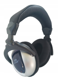 Słuchawki HF50 profesjonalne z odpinanym spiralnym przewodem Obracane nauszniki o 360 stopni stanowią komfort w użytku