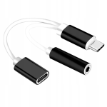 Adapter USB-C do Jack 3.5 mm przejściówka do słuchawek 
