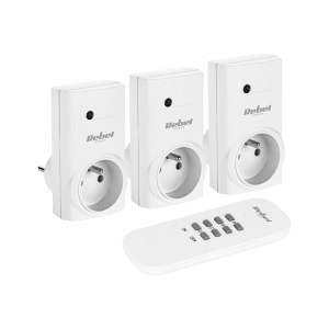 Gniazdo sieciowe sterowane pilotem