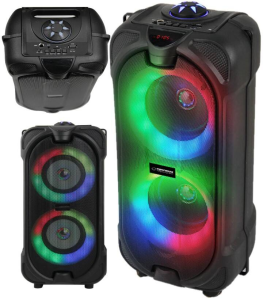 Głośnik duży bt fm led rgb rythm