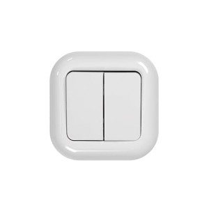 Wyłącznik podwójny 10A/250V montażowy