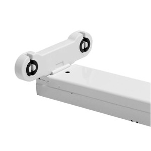 LED oprawa na dwie świetlówki 120cm zasilana jednostronnie 230V