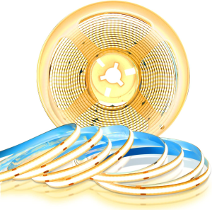 Taśma LED 5m (300xLED) żółta 12V 8mm szerokości