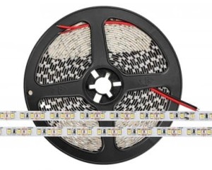 Taśma LED 5m (600xLED) biała zimna 12V 10mm szerokości silikonowa