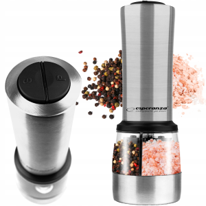 Młynek elektryczny 2w CAYENNE pieprz i sól LED