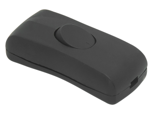 Przełącznik lampkowy przelotowy 3A/250V, czarny