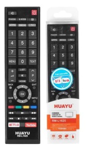 Pilot do TV LCD/LED Toshiba RM-L1625, Netflix, Youtube