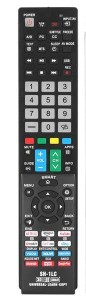 Pilot uniwersalny do TV LCD/LED SHARP SH-915E Smart TV, Netflix, Youtube, Amazon, 3D